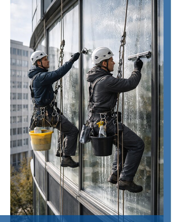 Мойка панорамных окон в Великом Устюге от 356 р. заказать у ВЫСОТНИК-Влс