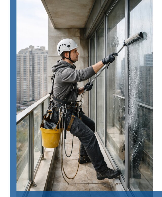 Профессиональная мойка балконного остекления в Великом Устюге