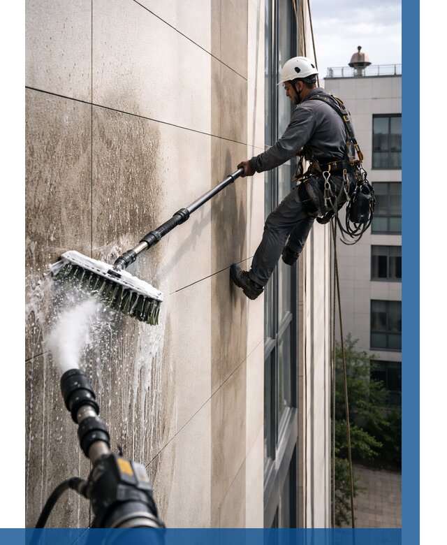 Мойка фасада из керамогранита в Великом Устюге от 305 р. | ВЫСОТНИК-Влс