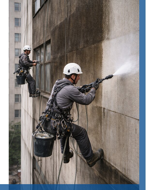 Очистка фасада от копоти в Великом Устюге от 254 р. | ВЫСОТНИК-Влс