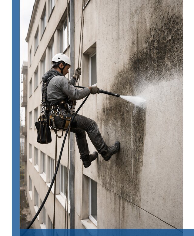 Профессиональная очистка фасадов от плесени в Великом Устюге