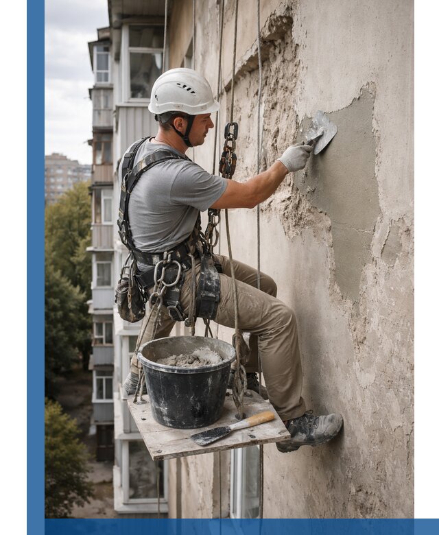 Восстановление фасадной штукатурки в Великом Устюге с гарантией качества