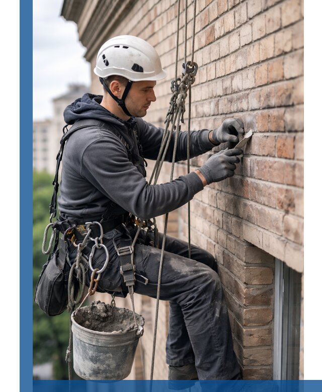 Качественный ремонт кирпичной кладки фасада в Великом Устюге с гарантией