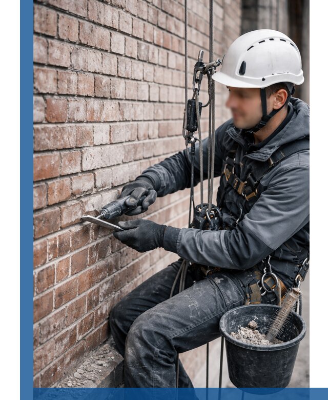 Расшивка кирпичных швов фасадов и стен, ремонт в Великом Устюге