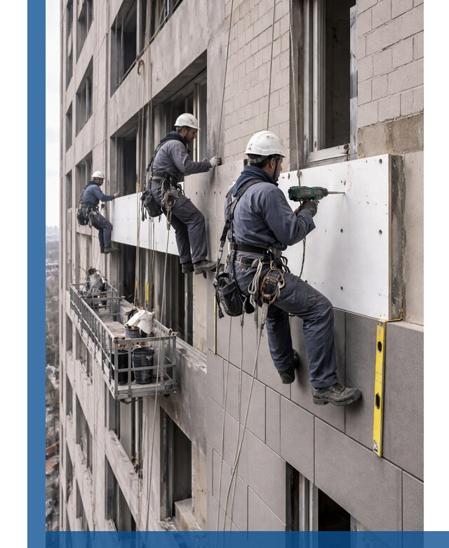 Монтаж фасадных термопанелей высокого качества в Великом Устюге