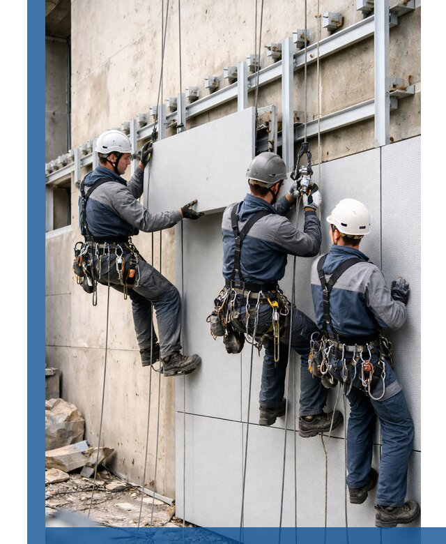 Монтаж вентилируемого фасада в Великом Устюге под ключ с гарантией качества