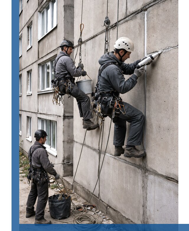 Герметизация межпанельных швов в Великом Устюге с гарантией герметичности