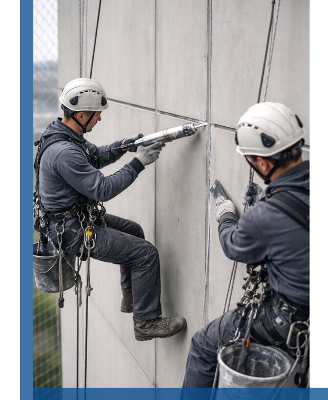 Первичная герметизация швов фасадов и кровель в Великом Устюге