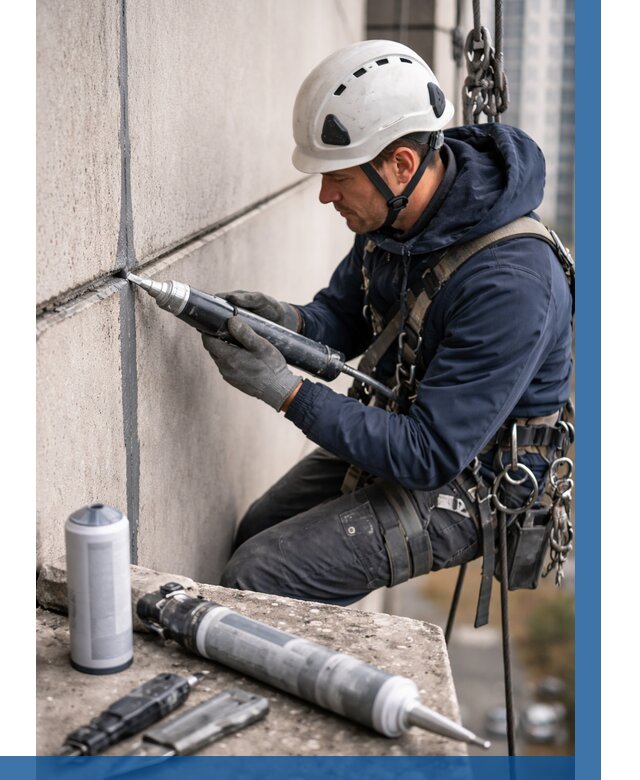 Вторичная герметизация швов в Великом Устюге от 458 р. | ВЫСОТНИК-Влс