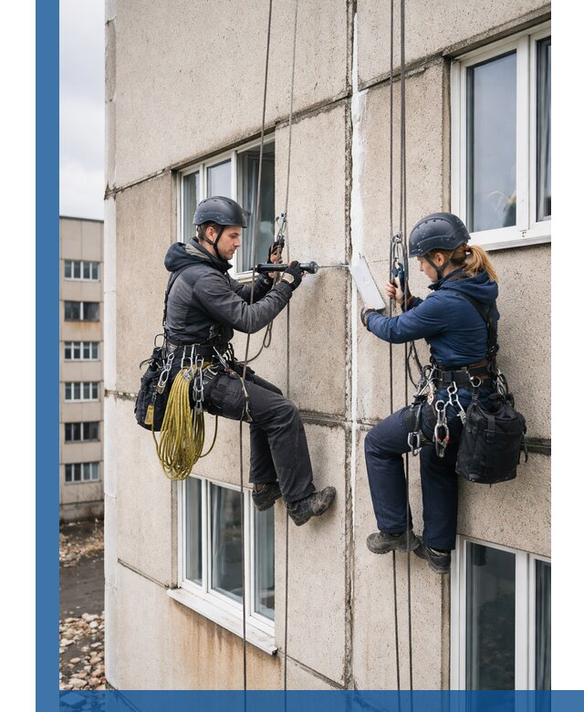 Герметизация межпанельных швов тёплым швом в Великом Устюге