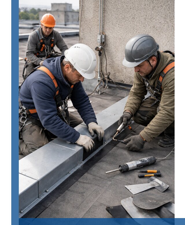 Ремонт кровельных примыканий в Великом Устюге профессионально