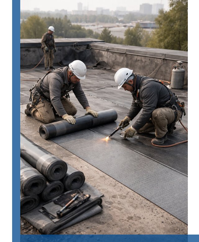 Монтаж мягкой кровли в Великом Устюге профессионально и надежно