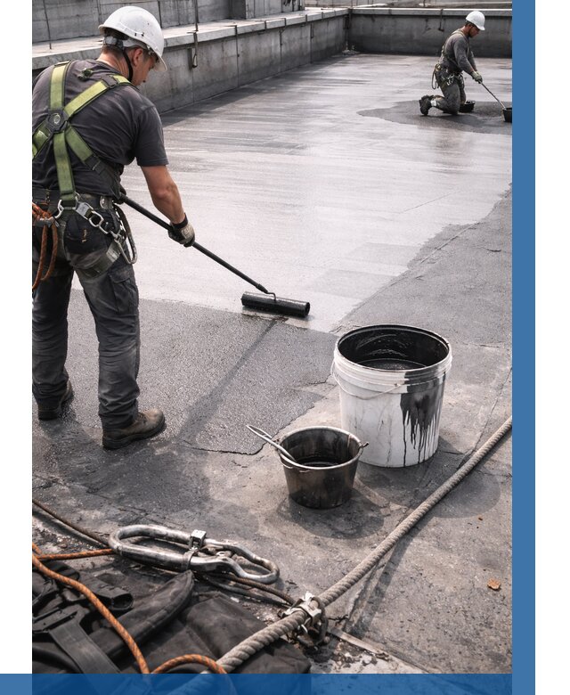 Гидроизоляция кровли жидкой резиной в Великом Устюге от 509 р. | ВЫСОТНИК-Влс