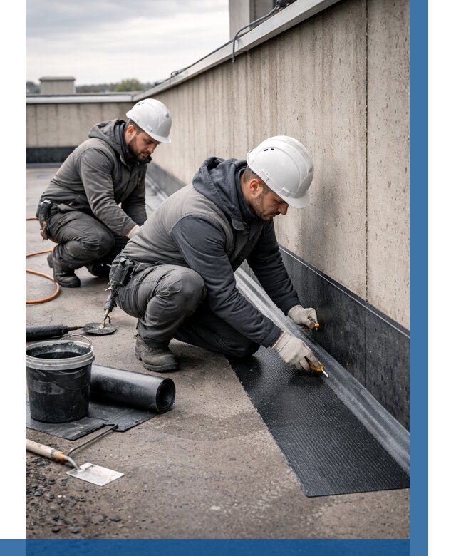 Гидроизоляция примыканий на кровле в Великом Устюге от 916 р. | ВЫСОТНИК-Влс