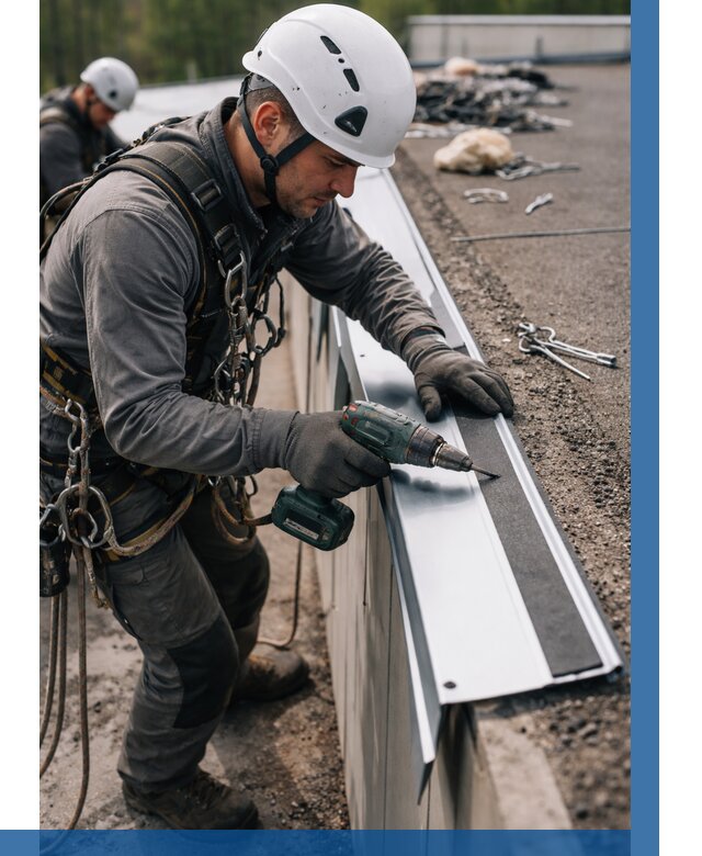 Монтаж капельника на кровле в Великом Устюге от 305 р. | ВЫСОТНИК-Влс