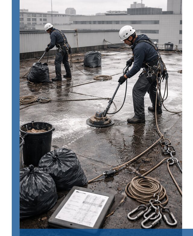 Плановая очистка кровли по графику в Великом Устюге для безопасности