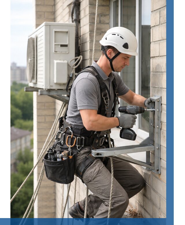 Установка кронштейнов кондиционера в Великом Устюге от 3563 р. | ВЫСОТНИК-Влс