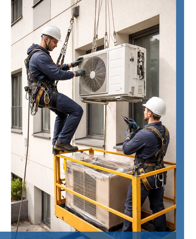 Демонтаж внешнего блока кондиционера в Великом Устюге от 3563 р. | ВЫСОТНИК-Влс