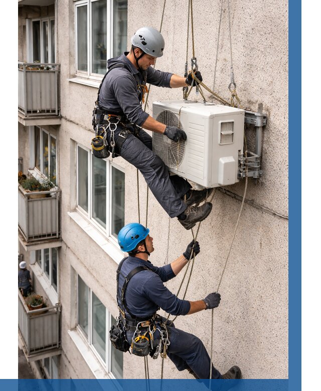 Перенос внешнего блока кондиционера в Великом Устюге от 9161 р.| ВЫСОТНИК-Влс