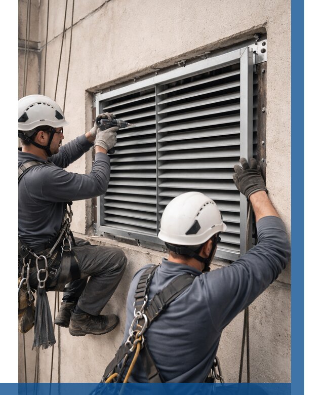 Монтаж вентиляционных решеток в Великом Устюге от 4581 р. | ВЫСОТНИК-Влс