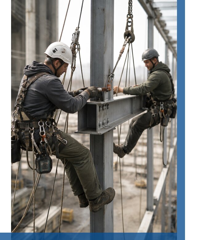 Монтаж металлоконструкций на высоте в Великом Устюге от 3563 р. | ВЫСОТНИК-Влс