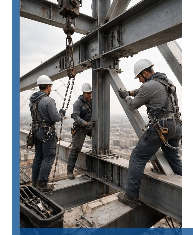 Профессиональный монтаж металлоконструкций на высоте в Великом Устюге