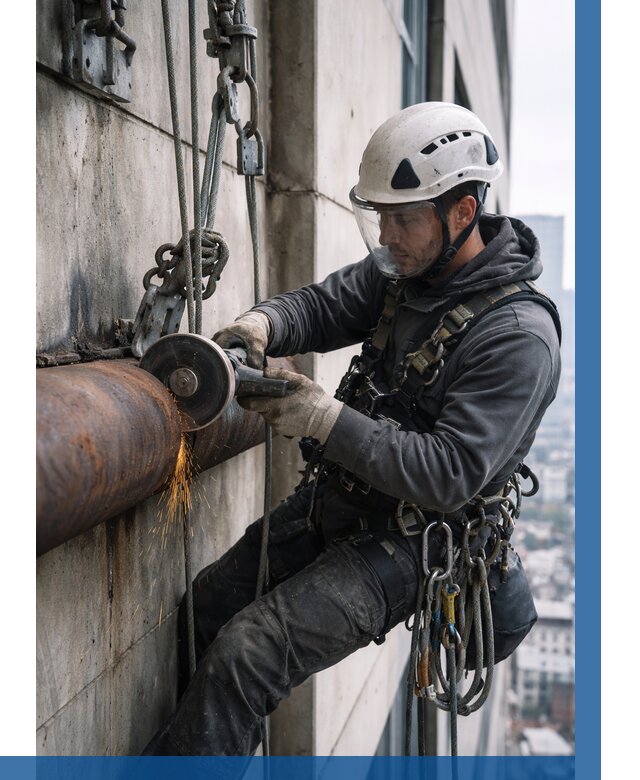 Резка металла на высоте в Великом Устюге по цене от 4581 р. | ВЫСОТНИК-Влс