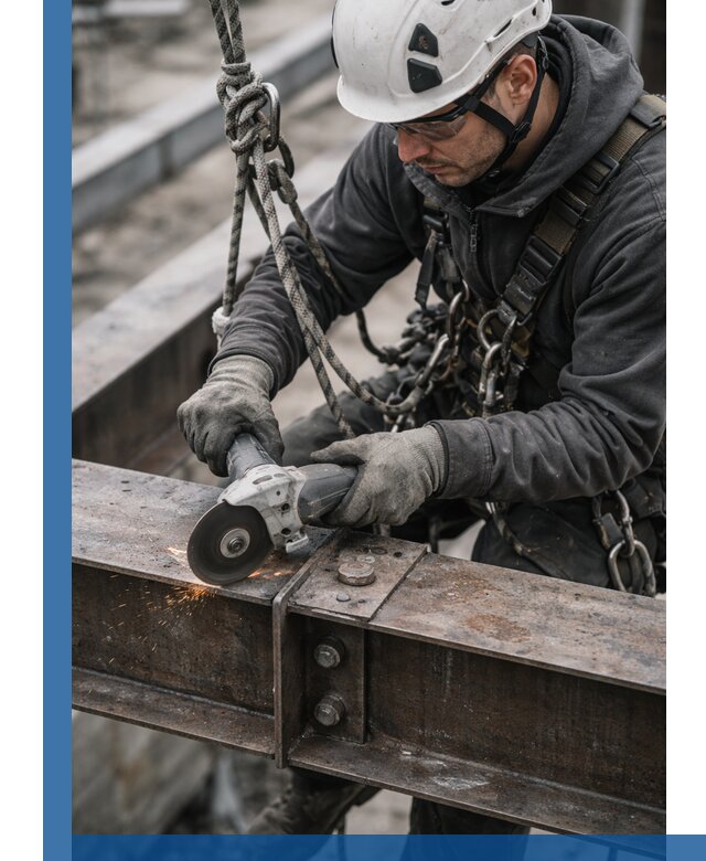 Резка металла на высоте в Великом Устюге для зданий и конструкций