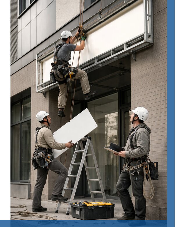 Монтаж светового короба в Великом Устюге от 6616 р. | ВЫСОТНИК-Влс