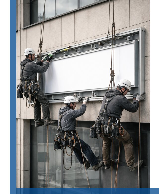 Профессиональный монтаж светового короба под ключ в Великом Устюге