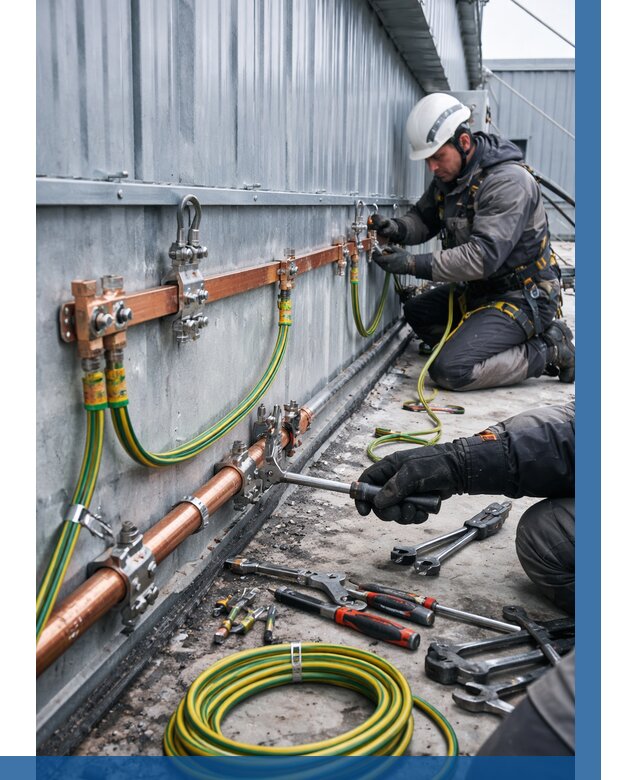 Монтаж заземления здания в Великом Устюге от 25448 р. | ВЫСОТНИК-Влс