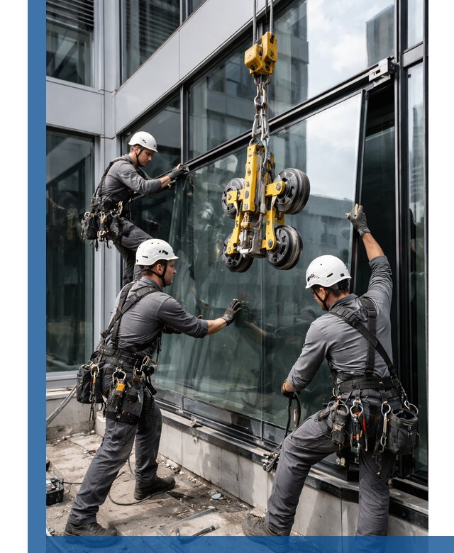 Структурное остекление фасадов в Великом Устюге монтаж и обслуживание