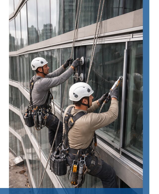 Радиусное остекление фасада в Великом Устюге от 12215 р. | ВЫСОТНИК-Влс