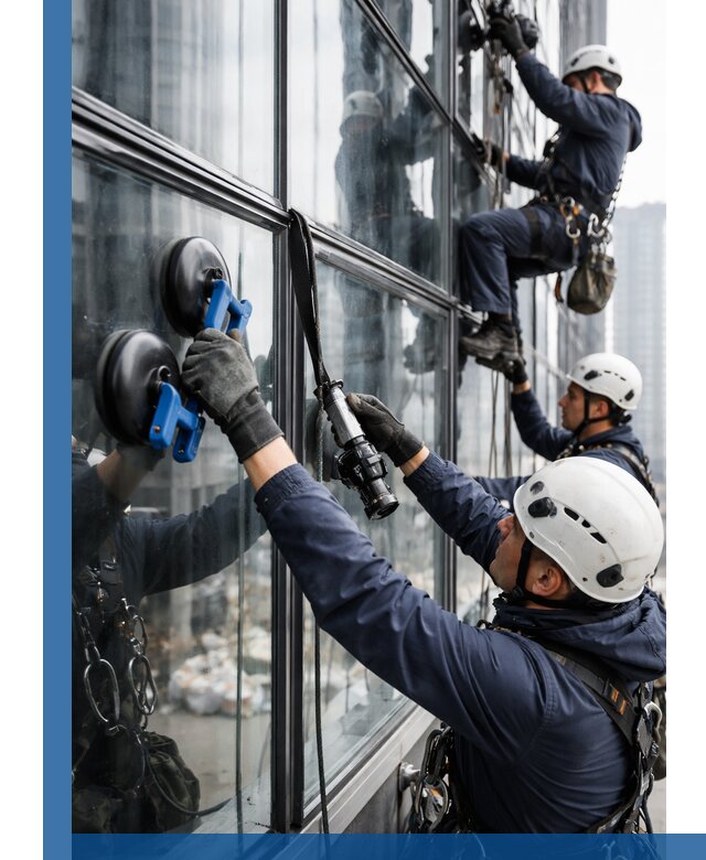 Радиусное остекление фасадов под ключ в Великом Устюге с гарантиями