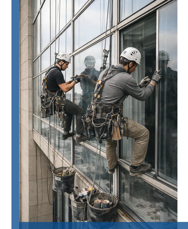 Ремонт витражных конструкций и фасадного остекления в Великом Устюге