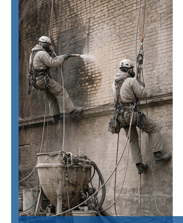 Пескоструйная очистка фасадов в Великом Устюге профессионально