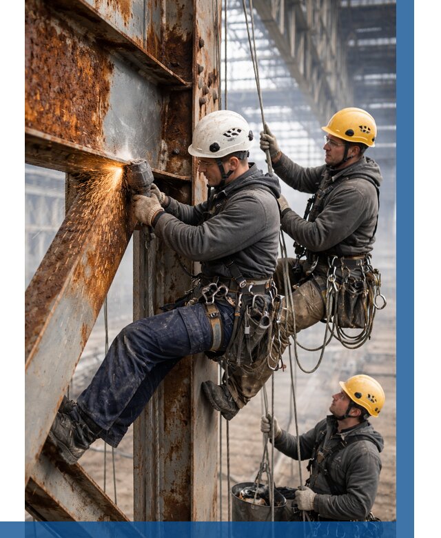 Зачистка металла от ржавчины в Великом Устюге от 356 р. | ВЫСОТНИК-Влс