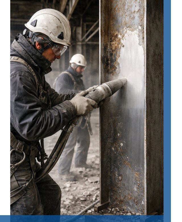 Удаление старой краски с металла в Великом Устюге от 458 р. | ВЫСОТНИК-Влс