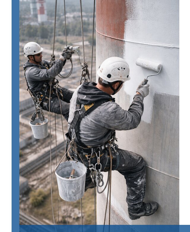 Покраска дымовых труб в Великом Устюге: антикоррозийная защита и восстановление