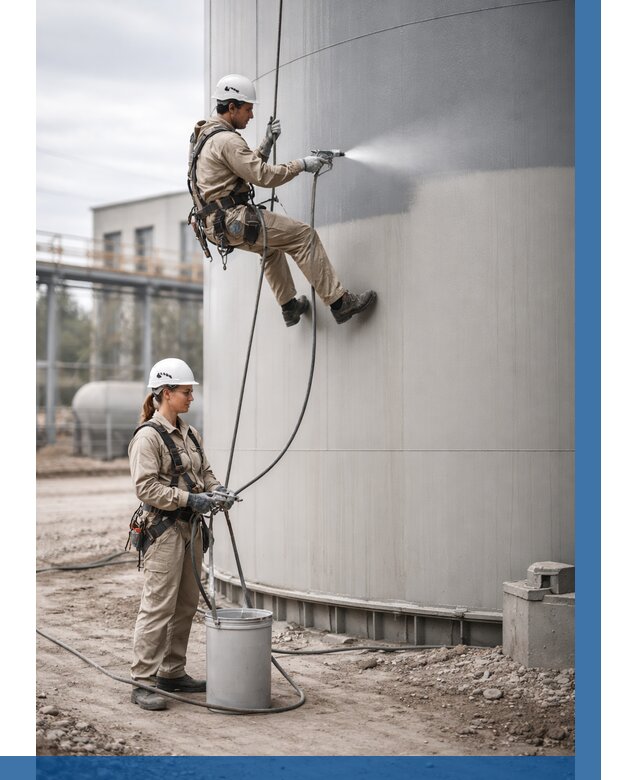 Покраска резервуаров в Великом Устюге от 1221 р. | ВЫСОТНИК-Влс — заказать