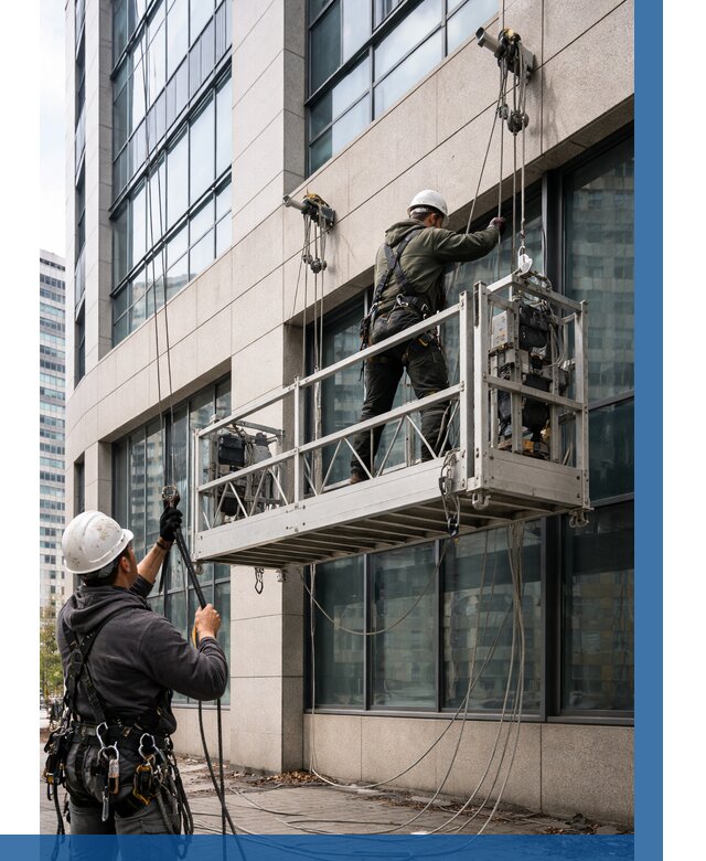Монтаж и подъем фасадной люльки в Великом Устюге от 12215 р. | ВЫСОТНИК-Влс