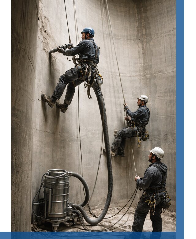 Зачистка силосов в Великом Устюге от 4581 р. Договор и смета ВЫСОТНИК-Влс