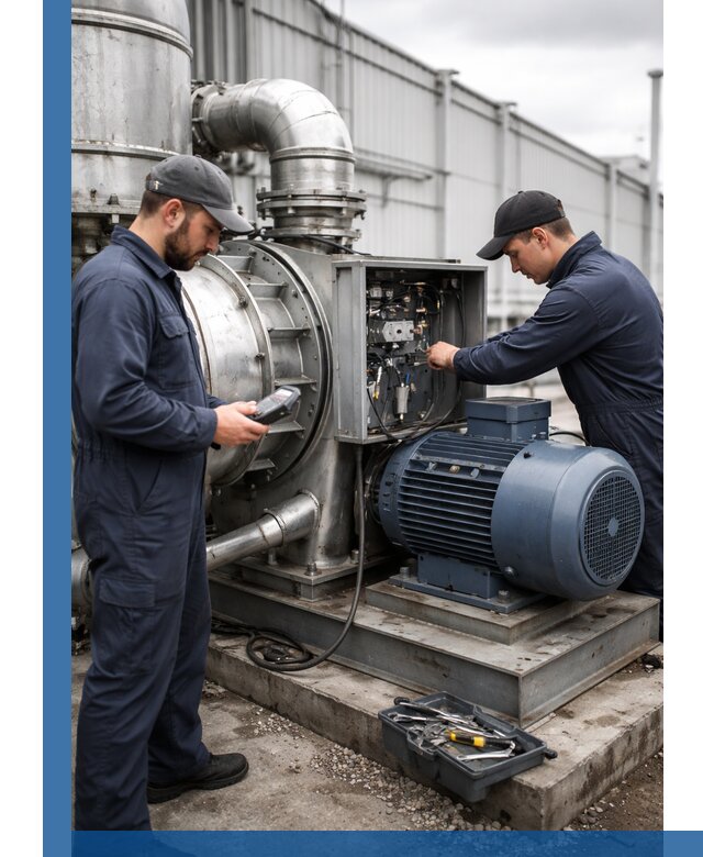 Техническое обслуживание промышленного оборудования в Великом Устюге