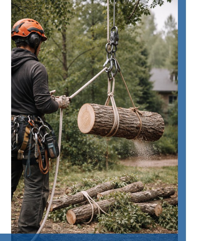 Валка деревьев частями в Великом Устюге от 7634 р. | ВЫСОТНИК-Влс