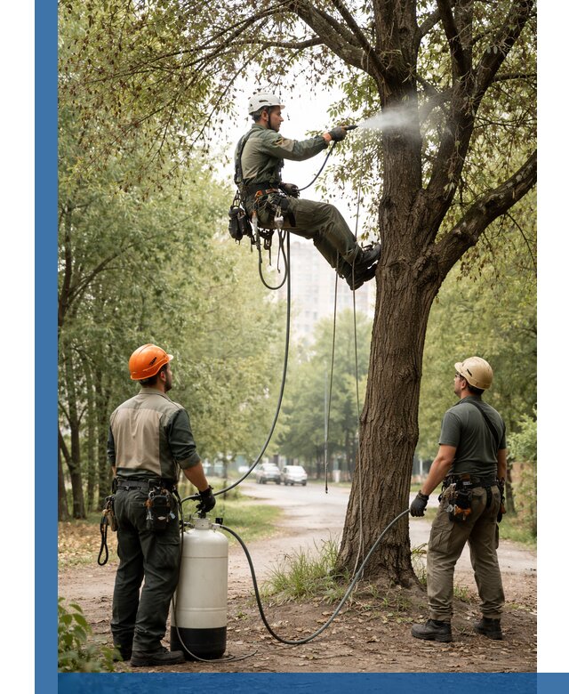 Обработка деревьев от вредителей в Великом Устюге профессиональная защита