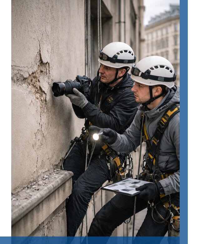 Фотофиксация дефектов фасада в Великом Устюге от 4581 р. | ВЫСОТНИК-Влс