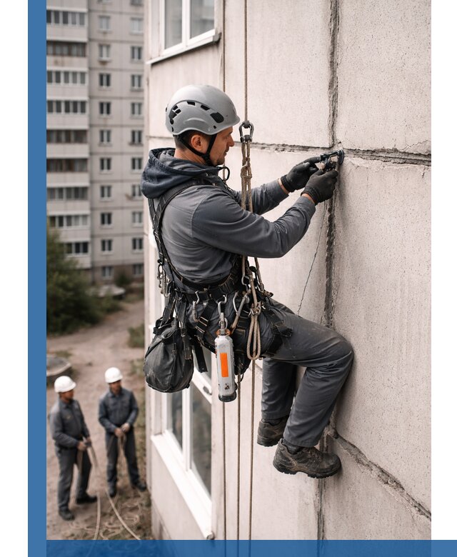 Обследование межпанельных швов и герметизация в Великом Устюге