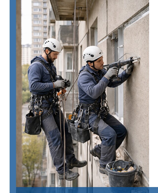 Промышленные альпинисты высотные работы и монтаж в Великом Устюге